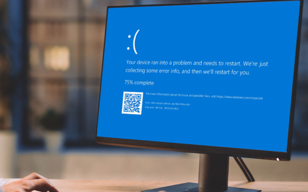 How to remove the Blue Death Screen (BSOD) in the window? 