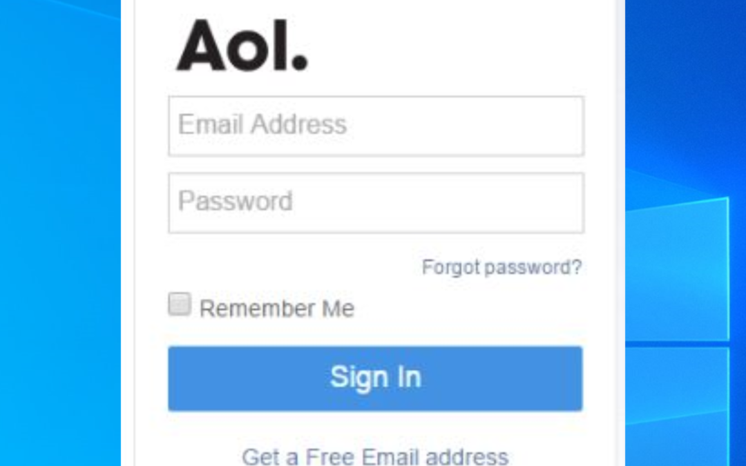 Sign into AOL Mail
