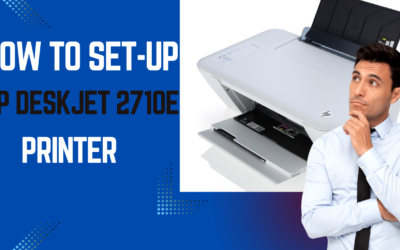 How to setup HP deskjet 2710e printer