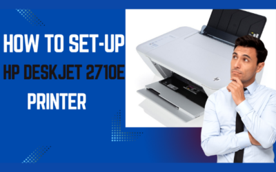 How to setup HP deskjet 2710e printer