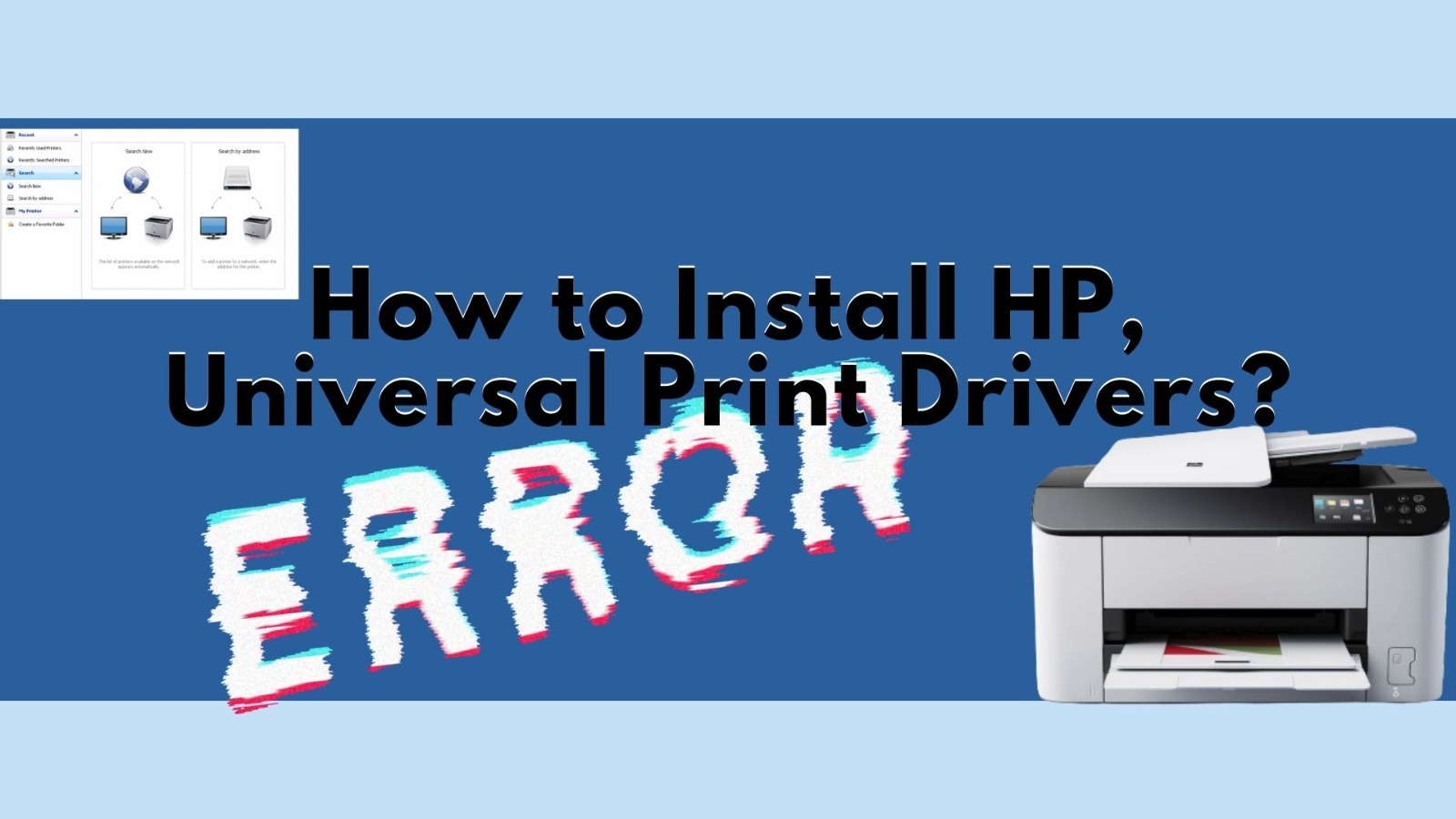 hp universal print drivers