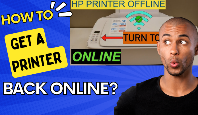 how to get a printer back online?